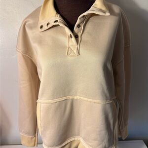 Women's Cream Pullover Top